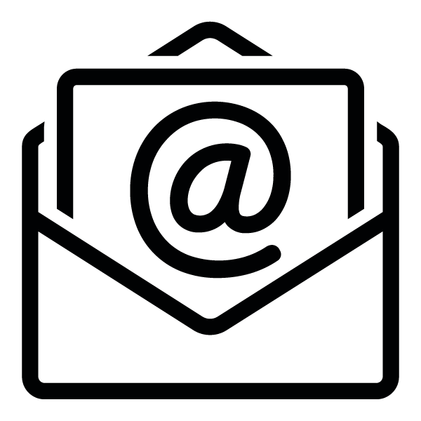Corporate Design BW Icon Anfrage
