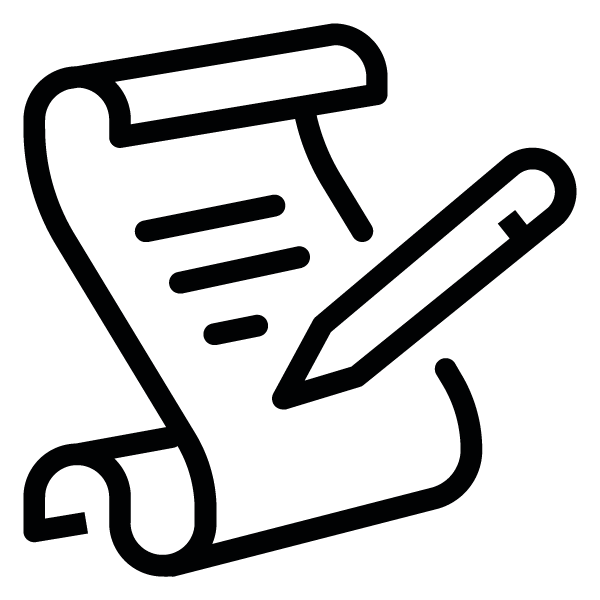 Corporate Design BW Icon Angebot